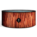 Spa gonflable chauffant & massant imitation bois 180cm