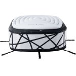 Spa gonflable noir et blanc - 930 l - 6 personnes