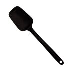 Spatule cuillre de cuisine en silicone noir