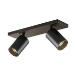 Spot en aluminium noir