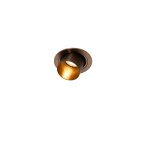 Spot encastrable moderne bronze foncé rond inclinable Spot encastrable moderne bronze foncé rond inclinable
