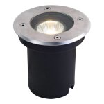 Spot encastrable dans le sol en inox gris Spot encastrable dans le sol en inox gris