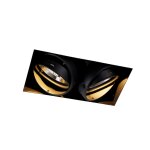Spot  encastrer en acier noir