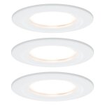 Spot � encastrer en m�tal blanc