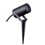 Spot d'extrieur noir  piquer pour ampoule gu10