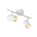 Spot plafond en acier blanc Spot plafond en acier blanc