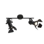 Spot plafond en acier inoxydable noir Spot plafond en acier inoxydable noir