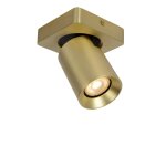 Spot plafond mtal 1 lumire laiton