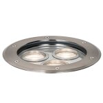 Spot sol extérieur acier 3 lumières ip65 Spot sol extérieur acier 3 lumières ip65