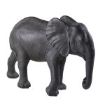 Statue lphant noire mate h72