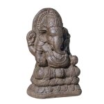 Statuette ganesh brun h38cm Statuette ganesh brun h38cm