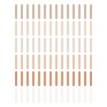 Stickers muraux en vinyle confettis marron et beige