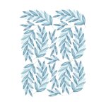 Stickers plantes de laurier aquamarine Stickers plantes de laurier aquamarine