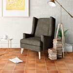 Stickers sol 9 stickers carrelages terre cuite de saliccia 30x30cm Stickers sol 9 stickers carrelages terre cuite de saliccia 30x30cm