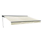 Store banne 3, 95  3m avec semi - coffre toile beige