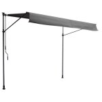 Store banne pour balcon 3 × 1, 2m toile anthracite Store banne pour balcon 3 × 1, 2m toile anthracite