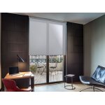 Store enrouleur translucide gris 120 x 250 cm