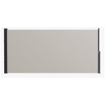 Store latral brise - vue paravent rtractable dim. 3l x 1, 40h m gris