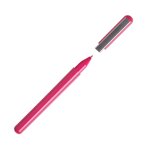 Stylo  bille  encre noire en acier inoxydable rose