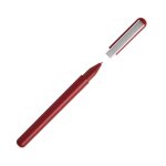 Stylo  bille  encre noire en acier inoxydable rouge