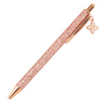 Stylo paillet dor avec pampille