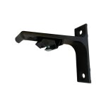 Support de fixation murale pour tringle rideau rail l75 mm noir