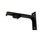 Support de fixation murale pour tringle rideau rail - noir mat Support de fixation murale pour tringle rideau rail - noir mat
