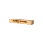 Support en vinyle now spinning en bois