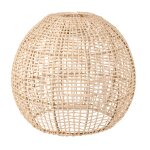 Suspension arienne boule en rotin