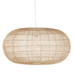 Suspension boule en rotin