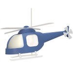 Suspension enfants hlicoptre bleu 53cm