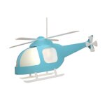 Suspension enfants hlicoptre bleu 53cm