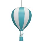 Suspension enfants montgolfire bleue 46cm