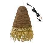 Suspension d'ext�rieur herbe marine beige d40 cm
