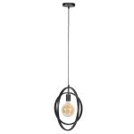 Suspension industrielle 1 lampe en métal gris vieilli Suspension industrielle 1 lampe en métal gris vieilli