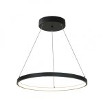 Suspension led 1 anneau d60 en aluminium noir Suspension led 1 anneau d60 en aluminium noir