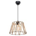 Suspension luminaire plafonnier e27 noir - ropa 30x54cm Suspension luminaire plafonnier e27 noir - ropa 30x54cm