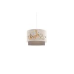 Suspension luminaire plafonnier enfants blanc 30x70 cm