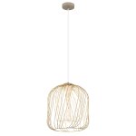 Suspension m�tal couleur sable mat, 150cm