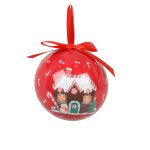 Suspension de no�l motif maison multicolore