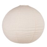 Suspension non �lectrifi�e sph�rique en lin beige cr�me