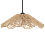 Suspension en papier tress beige et noir d40