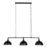 Suspension triple en acier avec gamelles industrielles