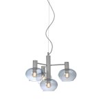 Suspension verre gris 43x43x34cm Suspension verre gris 43x43x34cm