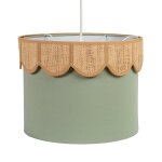 Suspension verte festonne