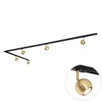 Syst�me de rail en acier dor�