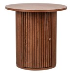 Table d'appoint en bois massif finition noyer Table d'appoint en bois massif finition noyer