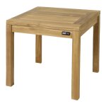 Table d'appoint de jardin, 100 % teck, marron