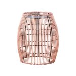 Table d'appoint de jardin en bambou marron