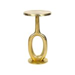 Table d'appoint métal doré Table d'appoint métal doré